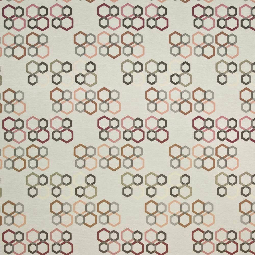 Hextor Peach Melba by Kasmir Fabric 1407 51% Acrylic 27% Rayon 22% Polyester CHINA 9,000 Wyzenbeek Double Rubs H: 17 6/8 inches, V:14 6/8 inches 56 - Fabric Carolina - Kasmir