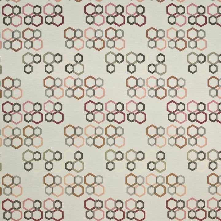 Hextor Peach Melba by Kasmir Fabric 1407 51% Acrylic 27% Rayon 22% Polyester CHINA 9,000 Wyzenbeek Double Rubs H: 17 6/8 inches, V:14 6/8 inches 56 - Fabric Carolina - Kasmir