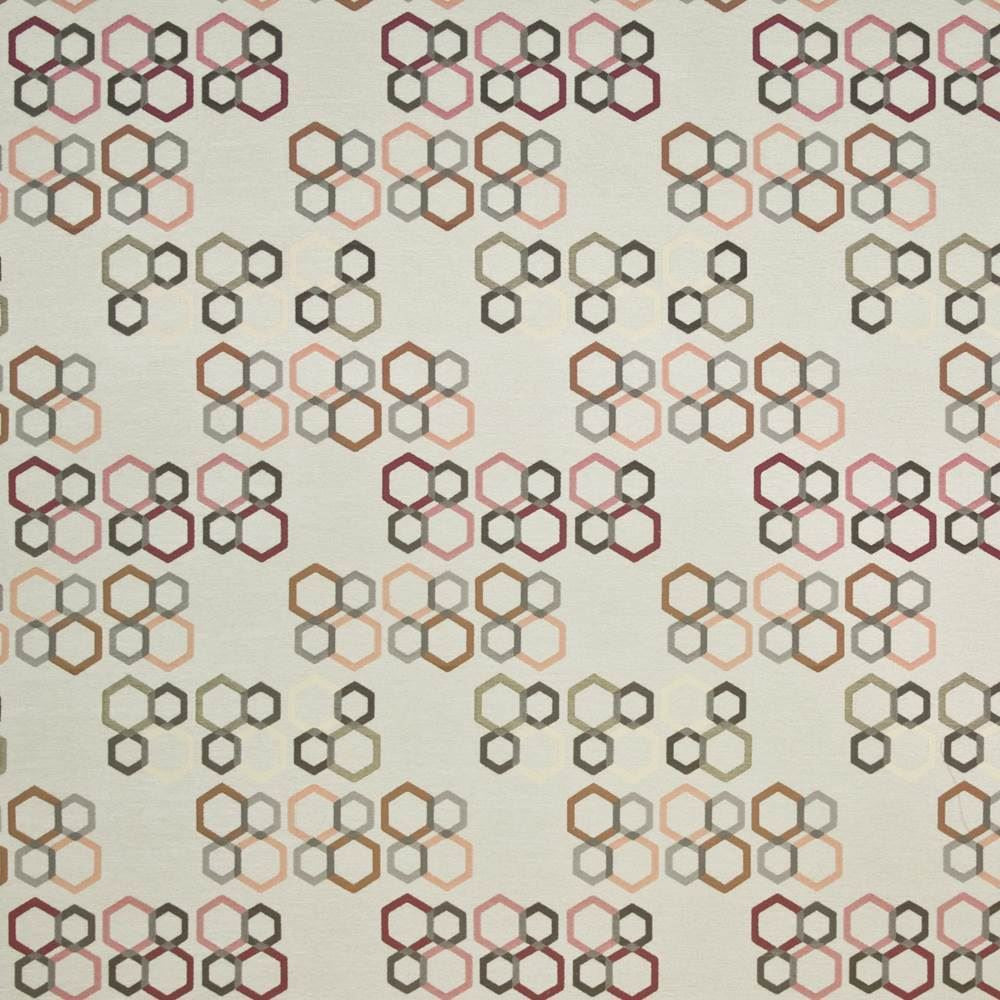Hextor Peach Melba by Kasmir Fabric 1407 51% Acrylic
27% Rayon
22% Polyester
 CHINA 9,000 Wyzenbeek Double Rubs </p><p>Repeat: Horizontal: 17 6/8 inches and Vertical: 14 6/8 inches 56 - Fabric Carolina -
