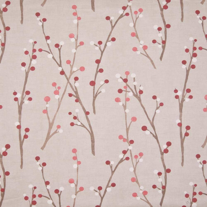 Hidcote Cherry by Kasmir Fabric 1387 100% Cotton TURKEY Not Tested H: 27 inches, V:25 2/8 inches 54 - Fabric Carolina - Kasmir