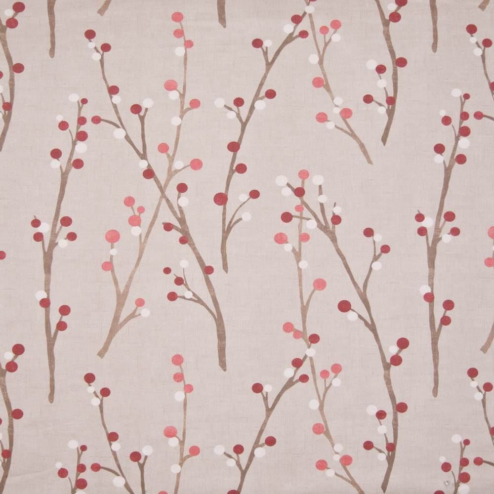 Hidcote Cherry by Kasmir Fabric 1387 100% Cotton
 TURKEY </p><p>Repeat: Horizontal: 27 inches and Vertical: 25 2/8 inches 54 - Fabric Carolina -