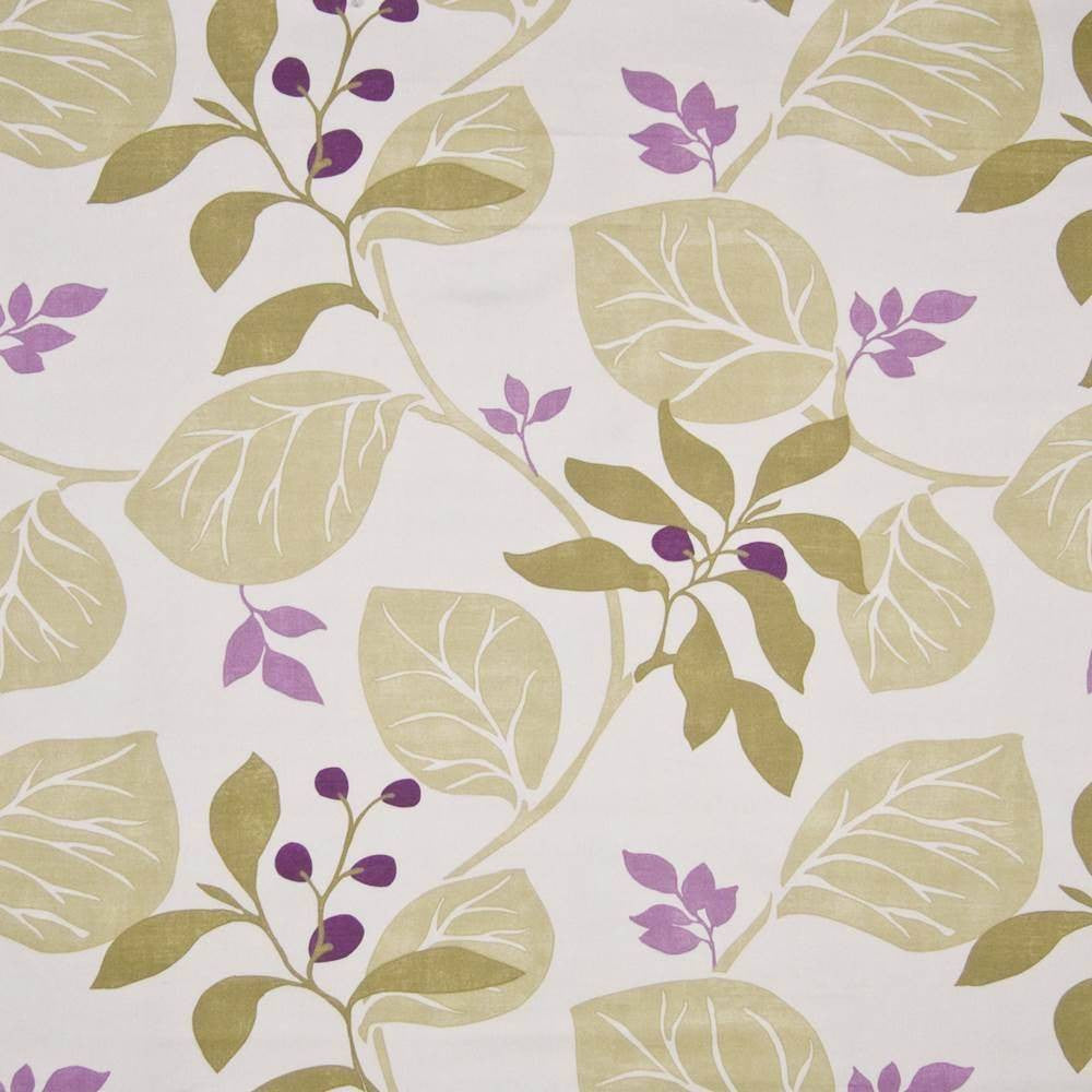 Hidcote Gardens Plum by Kasmir Fabric 1387 100% Cotton TURKEY Not Tested H: 27 3/8 inches, V:27 2/8 inches 54 - Fabric Carolina - Kasmir