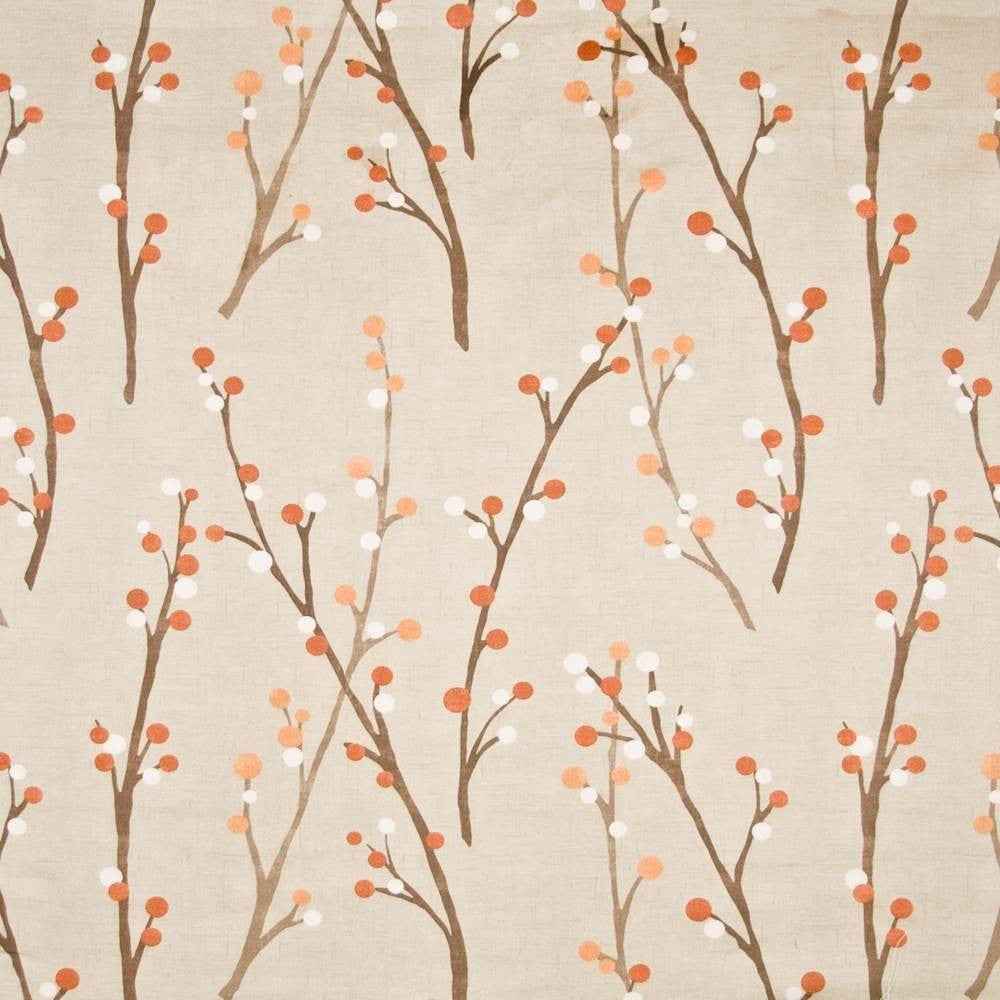 Hidcote Saffron by Kasmir Fabric 1387 100% Cotton TURKEY Not Tested H: 27 inches, V:25 2/8 inches 54 - Fabric Carolina - Kasmir