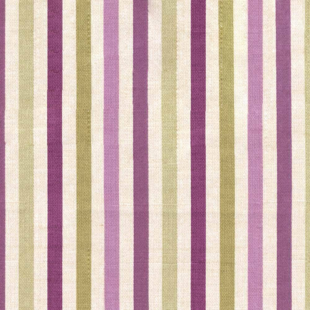 Hidcote Stripe Plum by Kasmir Fabric 1387 100% Cotton TURKEY Not Tested H: 3 7/8 inches, V:N/A 54 - Fabric Carolina - Kasmir