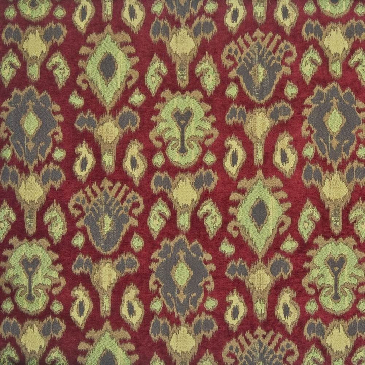 High Chaparral Ruby by Kasmir Fabric 1384 71% Polyester
29% Rayon
 CHINA 19,000 Wyzenbeek Double Rubs </p><p>Repeat: Horizontal: 28 4/8 inches and Vertical: 28 4/8 inches 52 - Fabric Carolina -