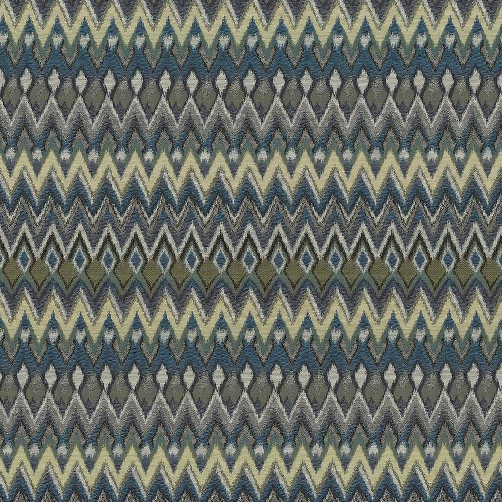 High Plains Caribbean by Kasmir Fabric 5089 100% Polyester CHINA 12,000 Wyzenbeek Double Rubs H: 2 inches, V:20 inches 57 - 58 - Fabric Carolina - Kasmir