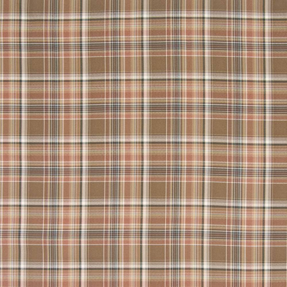 Highland Fling Brown by Kasmir Fabric 1372 100% Polyester USA 15,000 Wyzenbeek Double Rubs H: 6 6/8 inches, V:6 6/8 inches 55 - 56 - Fabric Carolina - Kasmir