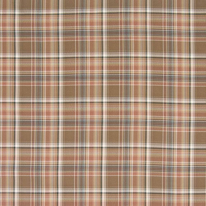 Highland Fling Brown by Kasmir Fabric 1372 100% Polyester USA 15,000 Wyzenbeek Double Rubs H: 6 6/8 inches, V:6 6/8 inches 55 - 56 - Fabric Carolina - Kasmir