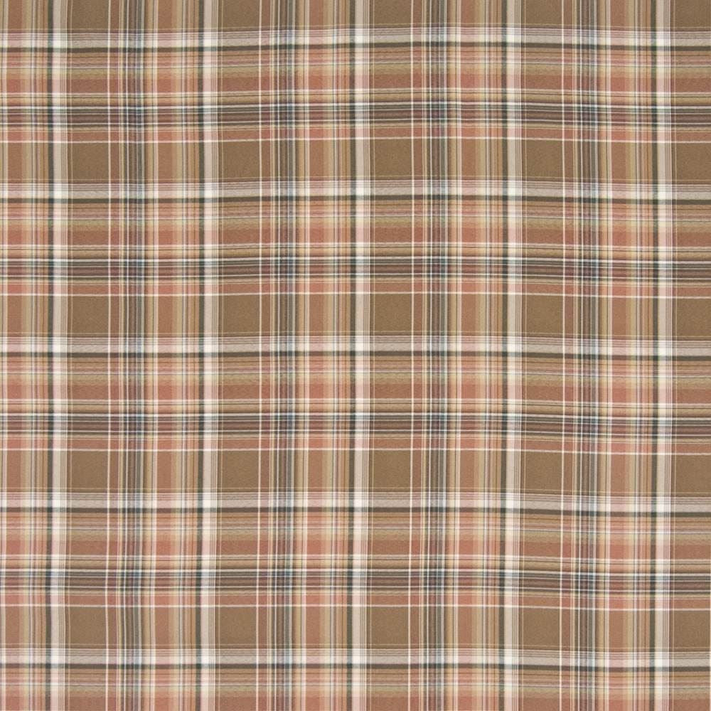 Highland Fling Brown by Kasmir Fabric 1372 100% Polyester
 USA </p><p>Repeat: Horizontal: 6 6/8 inches and Vertical: 6 6/8 inches 55 - 56 - Fabric Carolina -