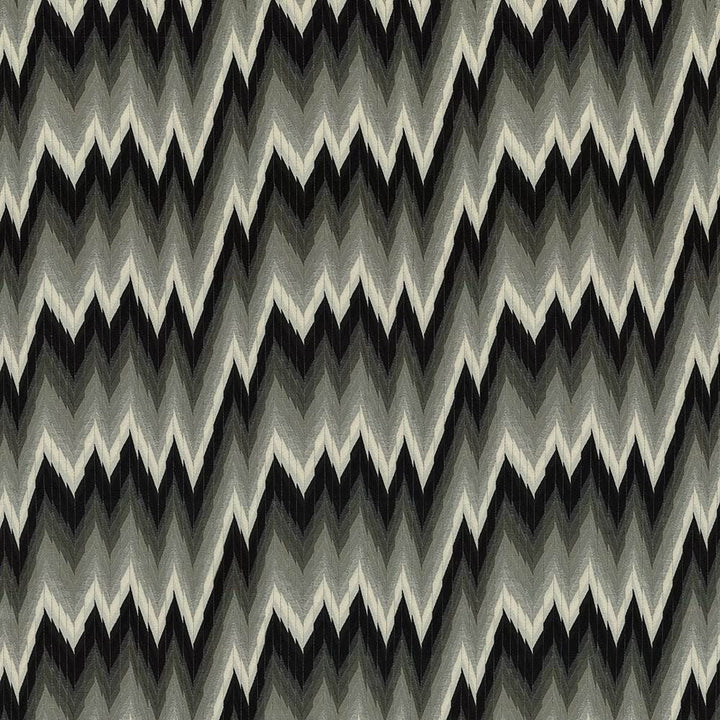 Himalaya Flame Charcoal by Kasmir Fabric 1416 73% Polyester
27% Polypropylene
 CHINA </p><p>Repeat: Horizontal: 14 4/8 inches and Vertical: 10 inches 54 - 59 - Fabric Carolina -