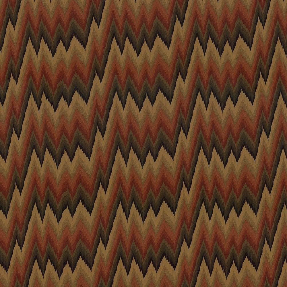 Himalaya Flame Fire by Kasmir Fabric 1417 73% Polyester
27% Polypropylene
 CHINA 25,000 Wyzenbeek Double Rubs </p><p>Repeat: Horizontal: 14 4/8 inches and Vertical: 10 inches 54 - Fabric Carolina -