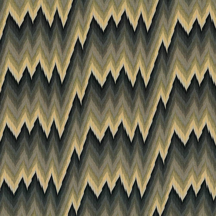 Himalaya Flame Sunburst by Kasmir Fabric 1416 73% Polyester 27% Polypropylene CHINA 25,000 Wyzenbeek Double Rubs H: 14 4/8 inches, V:10 inches 54 - 59 - Fabric Carolina - Kasmir
