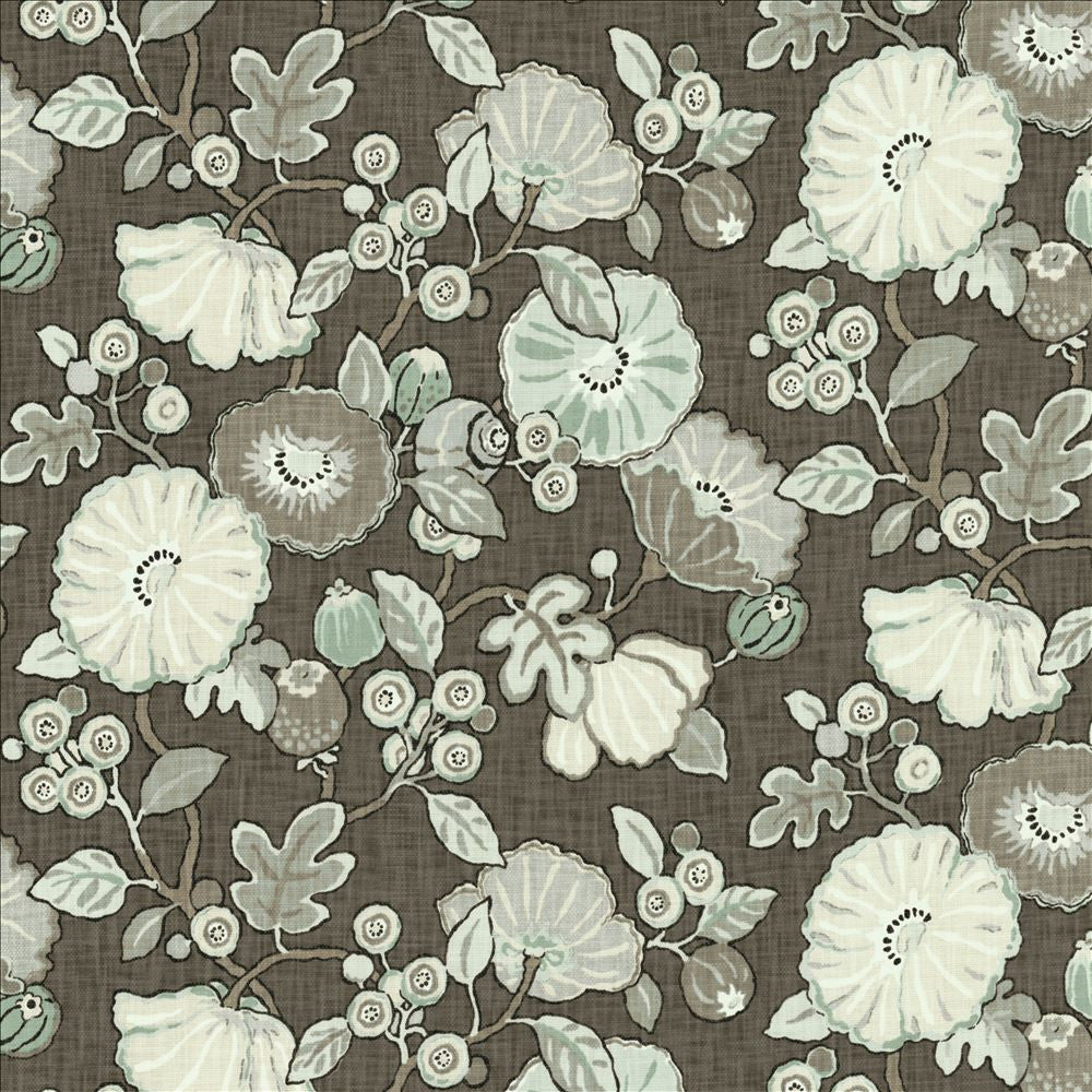 Hippie Charcoal by Kasmir Fabric 5153 100% Cotton
 USA </p><p>Repeat: Horizontal: 54 inches and Vertical: 27 inches 54 - Fabric Carolina -