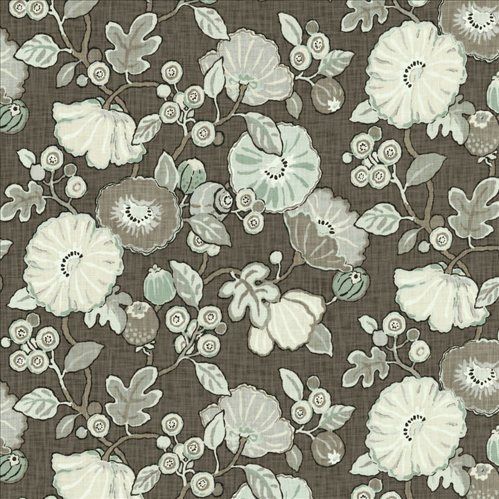Hippie Charcoal by Kasmir Fabric 5153 100% Cotton
 USA </p><p>Repeat: Horizontal: 54 inches and Vertical: 27 inches 54 - Fabric Carolina -