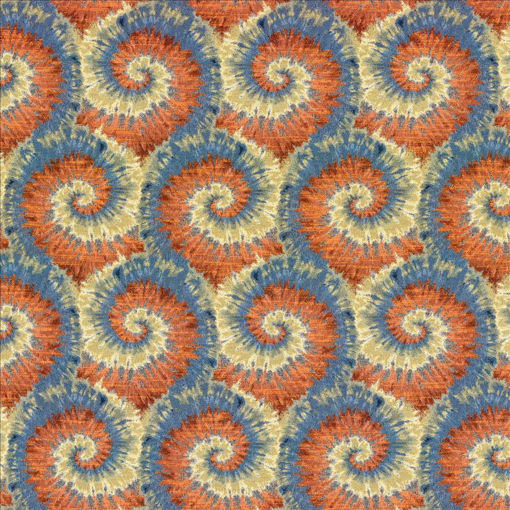 Hipster Vortex Blue Salsa by Kasmir Fabric 5121 95% Polyester
5% Linen
 CHINA </p><p>Repeat: Horizontal: 9 3/8 inches and Vertical: 17 4/8 inches 55 - Fabric Carolina -