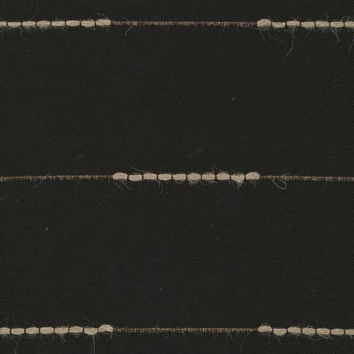 Hit N Miss Black Walnut by Kasmir Fabric 8005 63% Polyester 30% Rayon 7% Jute BELGIUM Not Tested H: 7 3/8 inches, V:7 inches 53 - 56 - Fabric Carolina - Kasmir