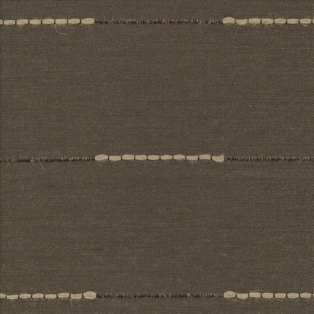 Hit N Miss Truffle by Kasmir Fabric 8005 63% Polyester 30% Rayon 7% Jute BELGIUM Not Tested Horizontal: 7 3/8 inches and Vertical: 7 inches 53 - 56 - Fabric Carolina -