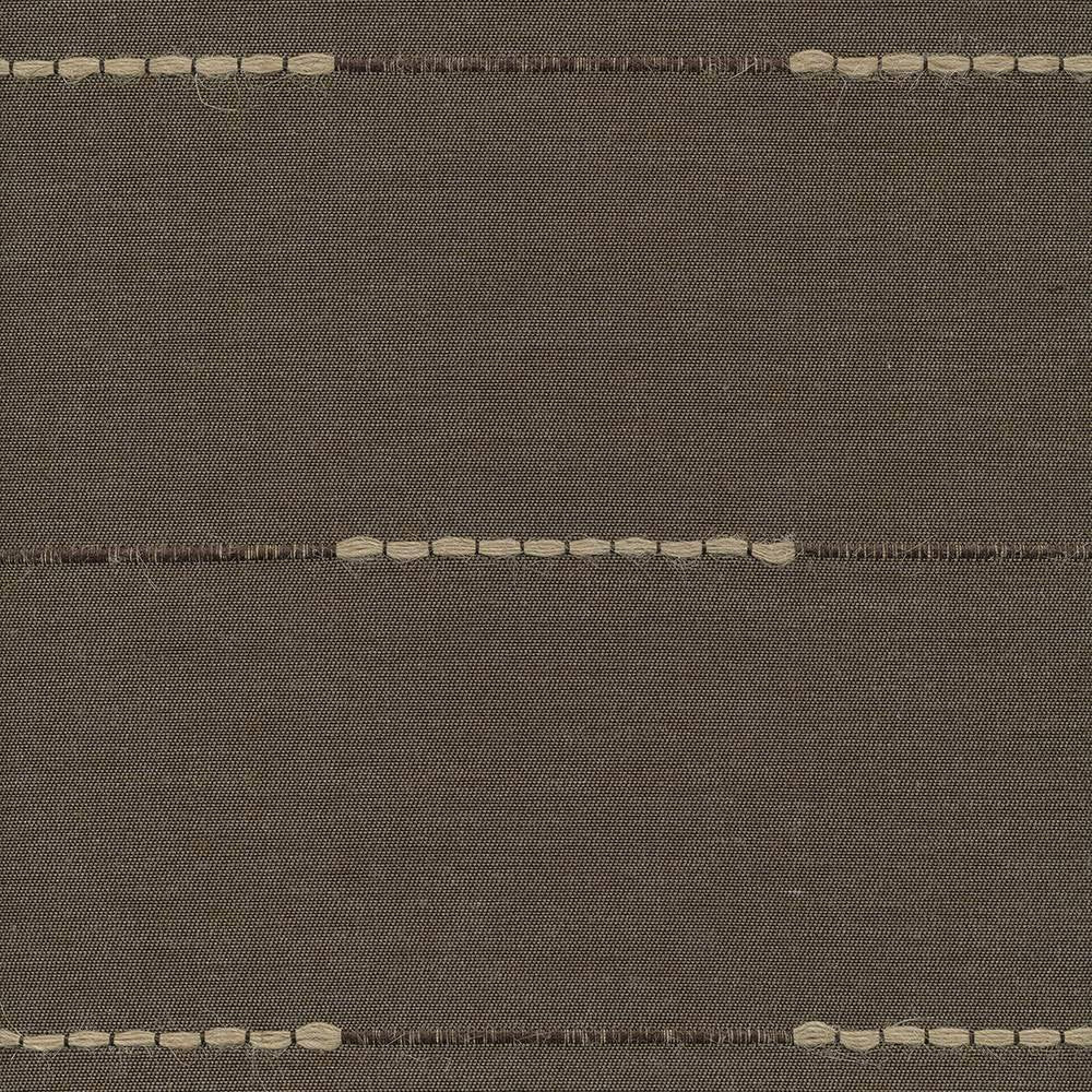 Hit N Miss Truffle by Kasmir Fabric 8005 63% Polyester 30% Rayon 7% Jute BELGIUM Not Tested H: 7 3/8 inches, V:7 inches 53 - 56 - Fabric Carolina - Kasmir