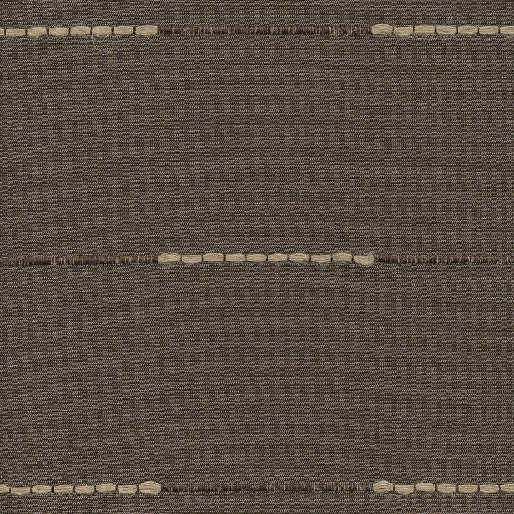 Hit N Miss Truffle by Kasmir Fabric 8005 63% Polyester 30% Rayon 7% Jute BELGIUM Not Tested H: 7 3/8 inches, V:7 inches 53 - 56 - Fabric Carolina - Kasmir