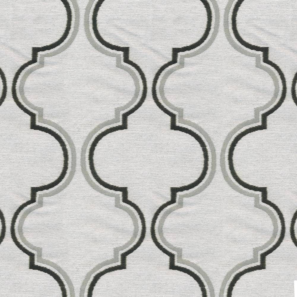 Hollydale Sterling by Kasmir Fabric 1396 100% Polyester CHINA 15,000 Martindale Cycles H: 4 6/8 inches, V:4 7/8 inches 59 - 61 - Fabric Carolina - Kasmir