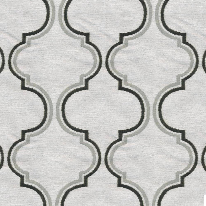 Hollydale Sterling by Kasmir Fabric 1396 100% Polyester CHINA 15,000 Martindale Cycles H: 4 6/8 inches, V:4 7/8 inches 59 - 61 - Fabric Carolina - Kasmir