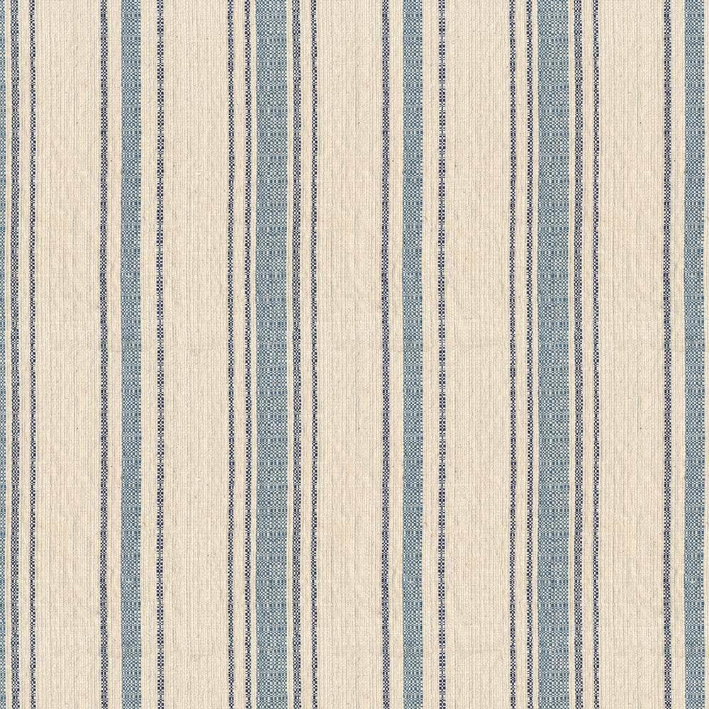 Homespun Stripe Blueberry by Kasmir Fabric 8004 100% Cotton USA 9,000 Wyzenbeek Double Rubs H: 7 4/8 inches, V:N/A 54 - Fabric Carolina - Kasmir
