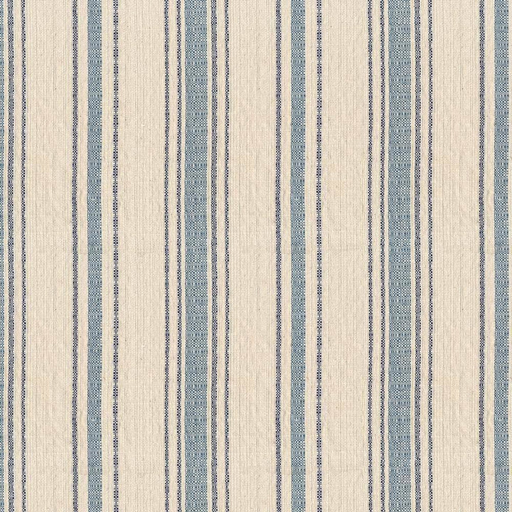 Homespun Stripe Blueberry by Kasmir Fabric 8004 100% Cotton USA 9,000 Wyzenbeek Double Rubs H: 7 4/8 inches, V:N/A 54 - Fabric Carolina - Kasmir