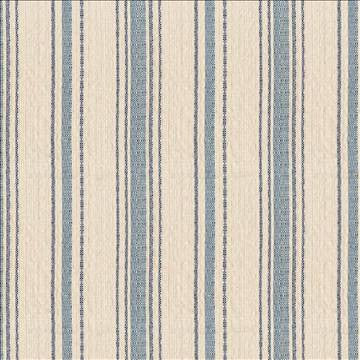 Homespun Stripe Blueberry by Kasmir Fabric 8004 100% Cotton USA 9,000 Wyzenbeek Double Rubs H: 7 4/8 inches, V: N/A 54 - Fabric Carolina - Kasmir