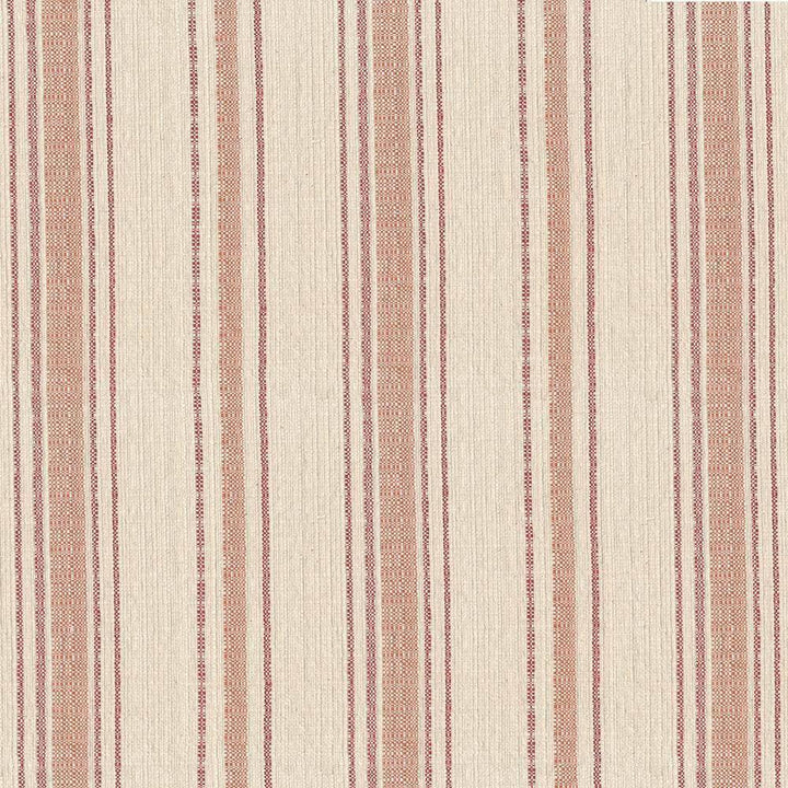 Homespun Stripe Strawberry by Kasmir Fabric 8004 100% Cotton USA 9,000 Wyzenbeek Double Rubs H: 7 4/8 inches, V:N/A 54 - Fabric Carolina - Kasmir