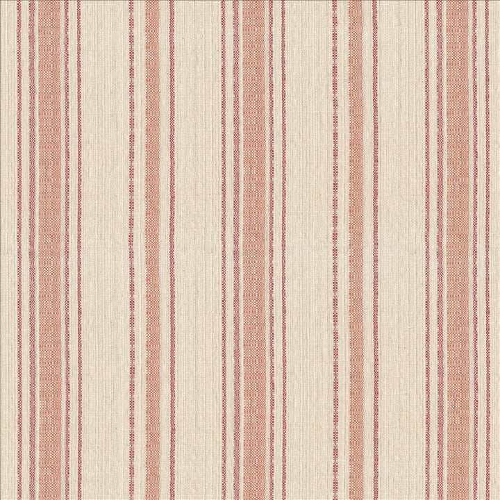 Homespun Stripe Strawberry by Kasmir Fabric 8004 100% Cotton
 USA 9,000 Wyzenbeek Double Rubs </p><p>Repeat: Horizontal: 7 4/8 inches and Vertical: N/A 54 - Fabric Carolina -