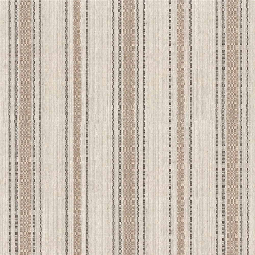 Homespun Stripe Vanilla Bean by Kasmir Fabric 8004 100% Cotton
 USA 9,000 Wyzenbeek Double Rubs </p><p>Repeat: Horizontal: 7 4/8 inches and Vertical: N/A 54 - Fabric Carolina -