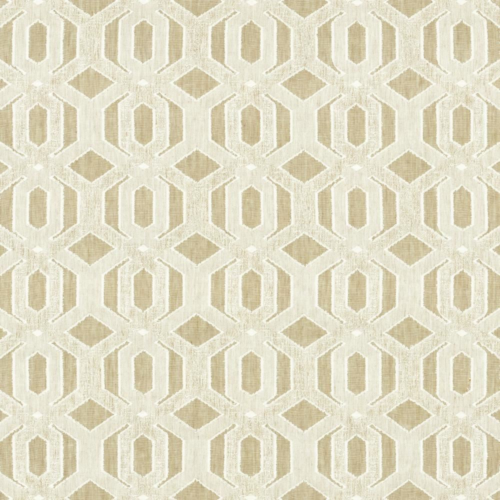 Honeymoon Natural by Kasmir Fabric 1457 61% Cotton
39% Linen
 INDIA </p><p>Repeat: Horizontal: 7 inches and Vertical: 11 4/8 inches 55 - Fabric Carolina -