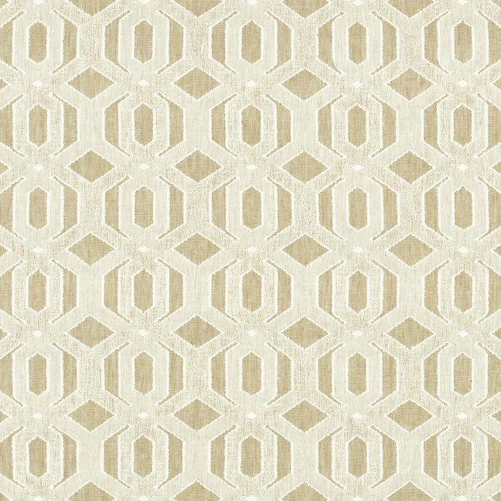 Honeymoon Natural by Kasmir Fabric 1457 61% Cotton
39% Linen
 INDIA </p><p>Repeat: Horizontal: 7 inches and Vertical: 11 4/8 inches 55 - Fabric Carolina -