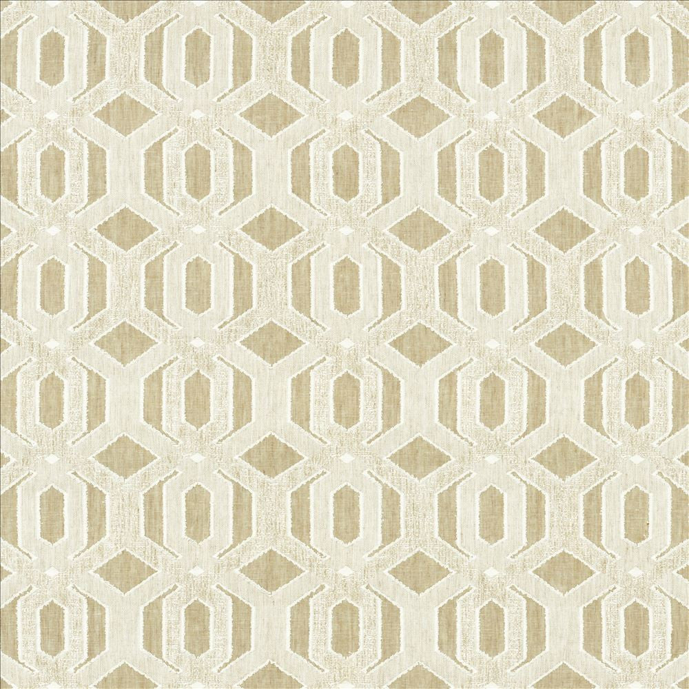 Honeymoon Natural by Kasmir Fabric 1457 61% Cotton
39% Linen
 INDIA Not Tested </p><p>Repeat: Horizontal: 7 inches and Vertical: 11 4/8 inches 55 - Fabric Carolina -