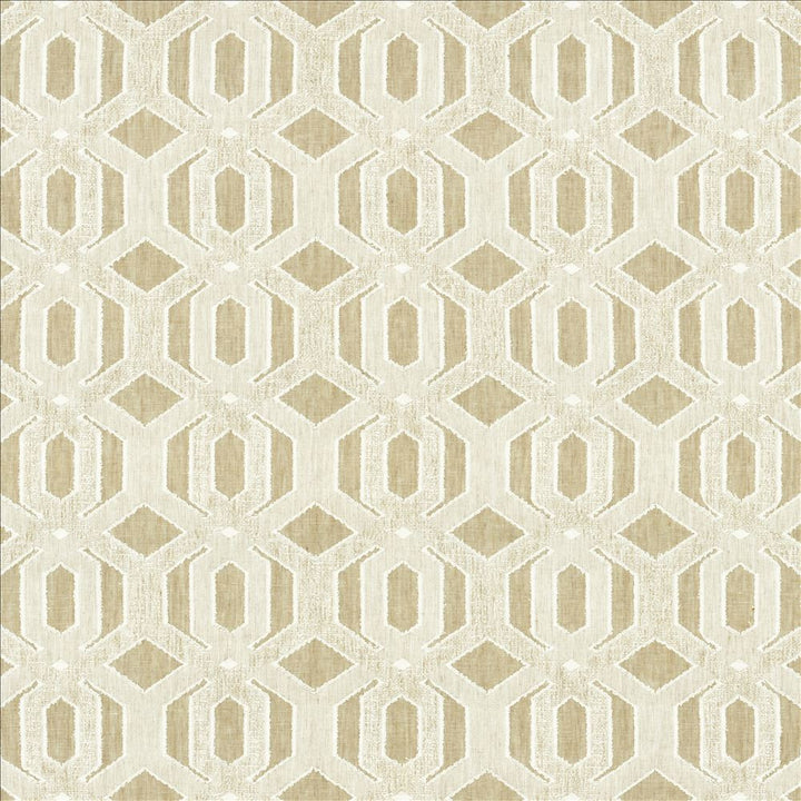 Honeymoon Natural  by Kasmir Fabric See sample 61% Cotton
39% Linen
 INDIA Not Tested </p><p>Repeat: Horizontal: 7 inches and Vertical: 11 4/8 inches 55  - Fabric Carolina -