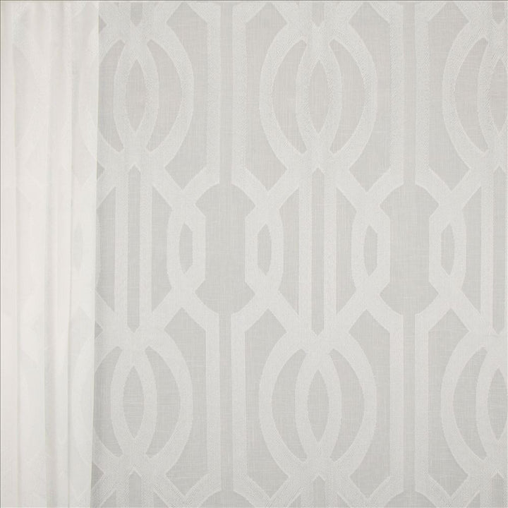 Hope Snow by Kasmir Fabric 1465 100% Polyester
 TURKEY Not Tested </p><p>Repeat: Horizontal: 9 5/8 inches and Vertical: 15 2/8 inches 118 - Fabric Carolina -
