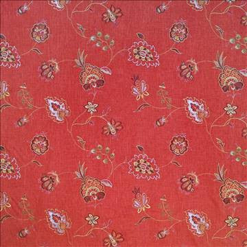 Hopewell Garden Spice by Kasmir Fabric 1403 55% Linen 45% Rayon CHINA 27,000 Wyzenbeek Double Rubs H: 26 6/8 inches, V: 21 inches 54 - Fabric Carolina - Kasmir