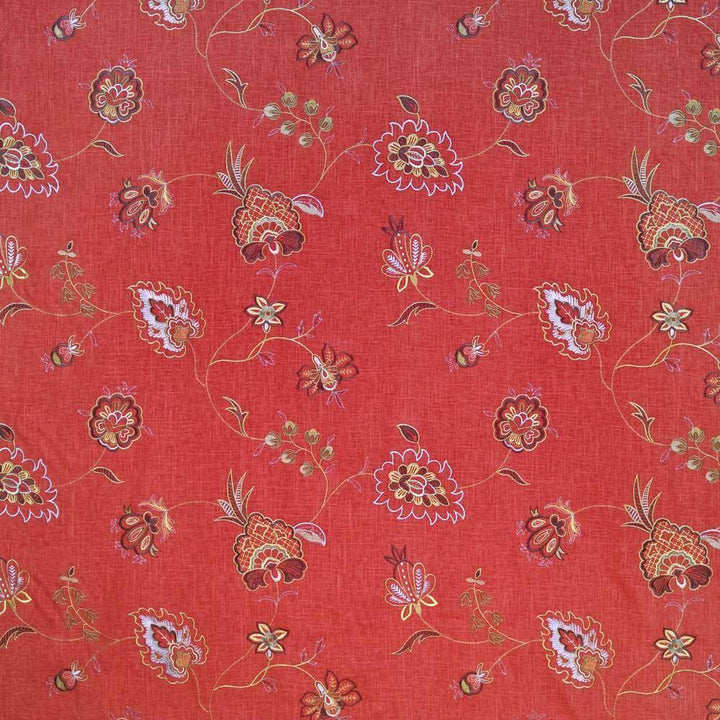 Hopewell Garden Spice by Kasmir Fabric 1403 55% Linen 45% Rayon CHINA 27,000 Wyzenbeek Double Rubs H: 26 6/8 inches, V:21 inches 54 - Fabric Carolina - Kasmir