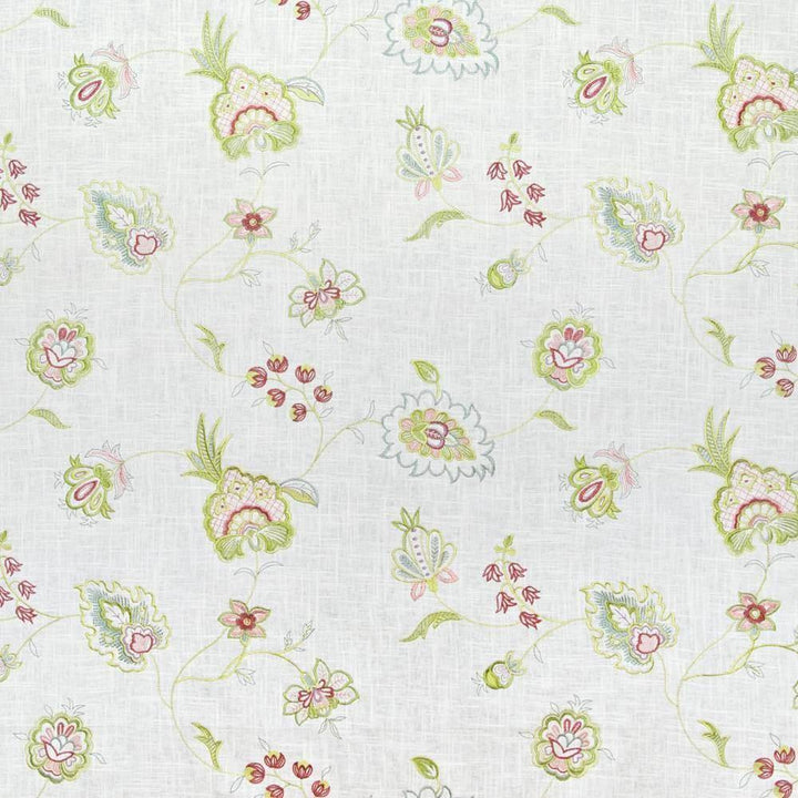 Hopewell Garden Spring by Kasmir Fabric 1402 55% Linen 45% Rayon CHINA 27,000 Wyzenbeek Double Rubs H: 26 6/8 inches, V:21 inches 54 - Fabric Carolina - Kasmir