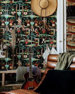 HOPI SPIRIT Anthracite Wallpaper (WP20649) by Mind The Gap