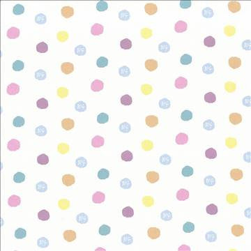 Hopscotchy Spot Pastel by Kasmir Fabric 1445 100% Cotton TURKEY Not Tested H: 9 1/8 inches, V: 6 3/8 inches 55 - Fabric Carolina - Kasmir