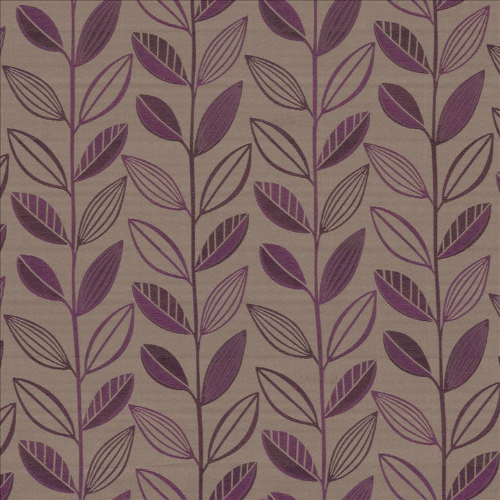 Horticall Plum  by Kasmir Fabric See sample 100% Polyester
 CHINA Not Tested </p><p>Repeat: Horizontal: 14 5/8 inches and Vertical: 16 5/8 inches 62  - Fabric Carolina -