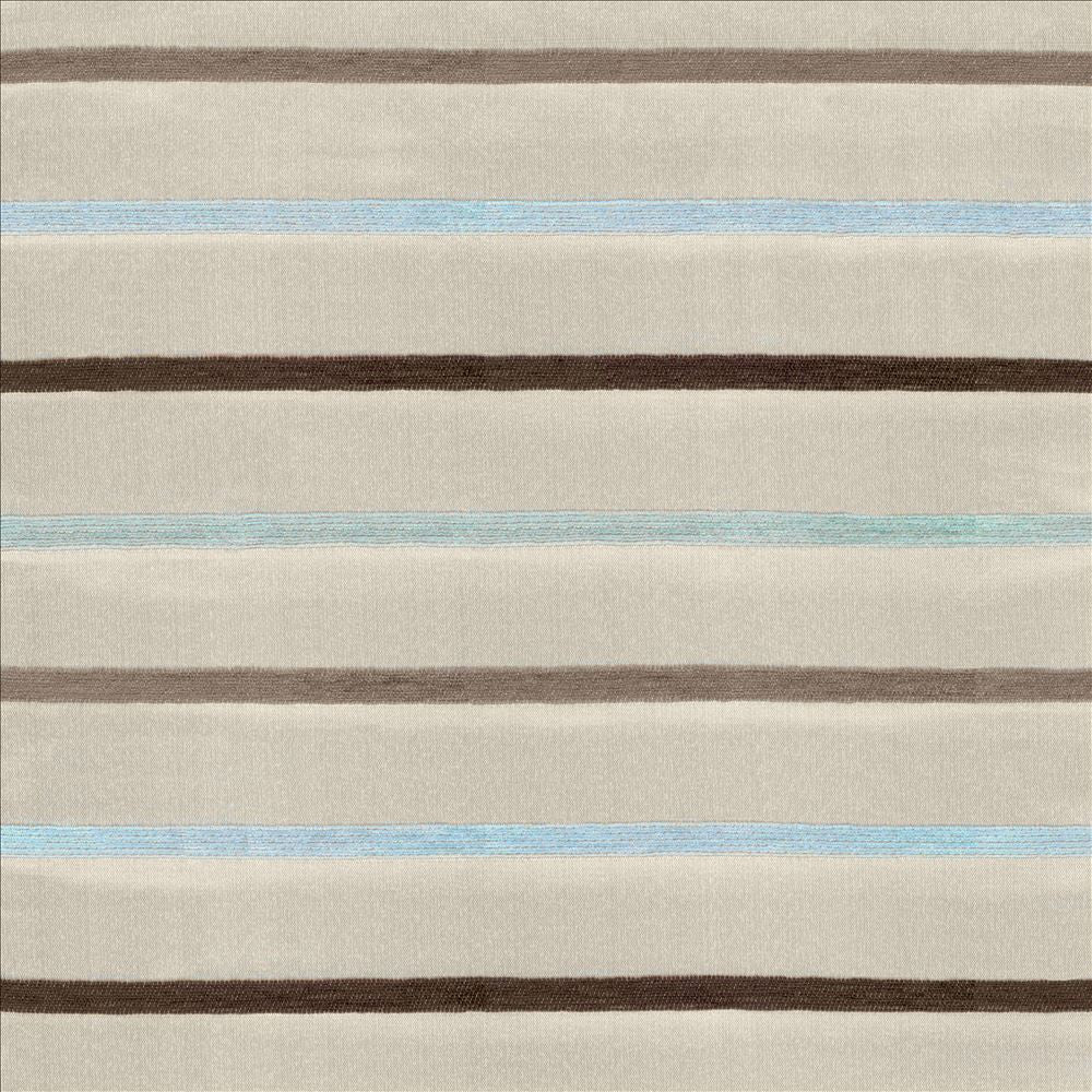 Horticall Stripe Duck Egg by Kasmir Fabric 8000 100% Polyester CHINA Not Tested Horizontal: 0 Inches and Vertical: 8 4/8 inches 62 - Fabric Carolina -