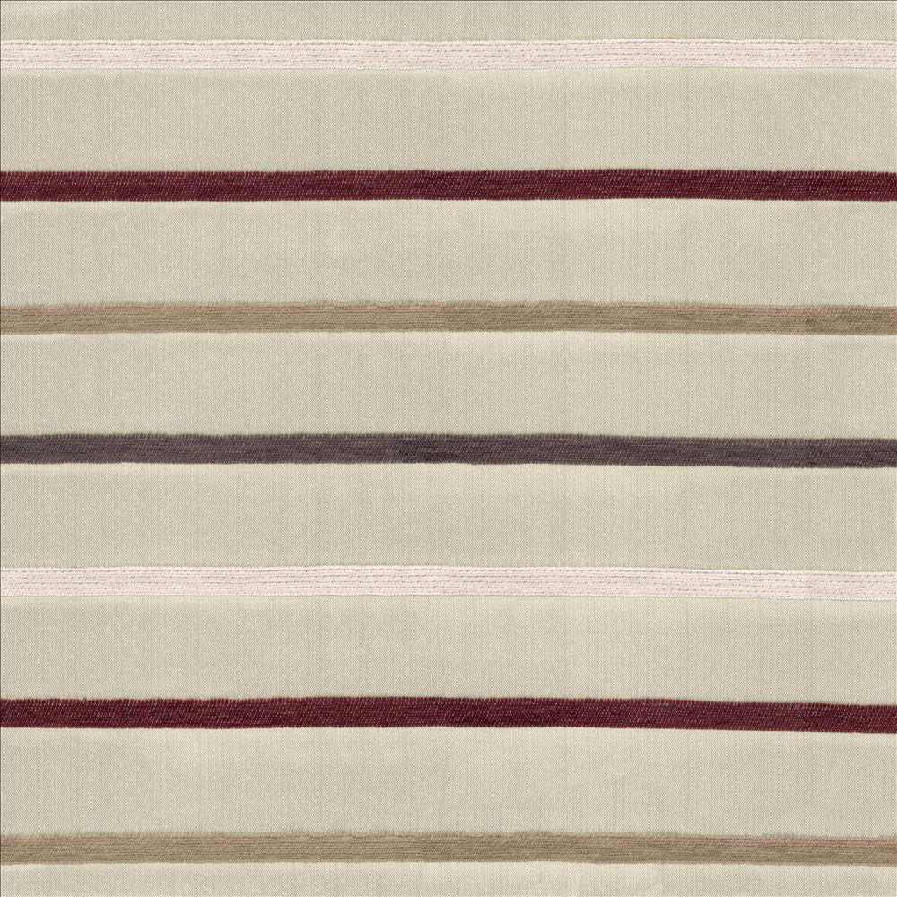 Horticall Stripe Raspberry by Kasmir Fabric 8000 100% Polyester
 CHINA Not Tested Horizontal: N/A and Vertical: 8 4/8 inches 62 - Fabric Carolina -