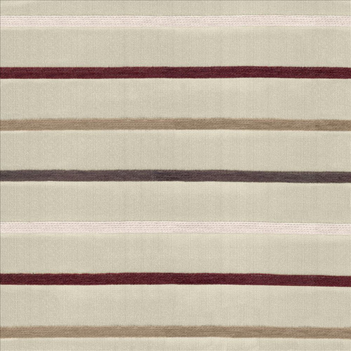 Horticall Stripe Raspberry by Kasmir Fabric 8000 100% Polyester CHINA Not Tested Horizontal: 0 Inches and Vertical: 8 4/8 inches 62 - Fabric Carolina -