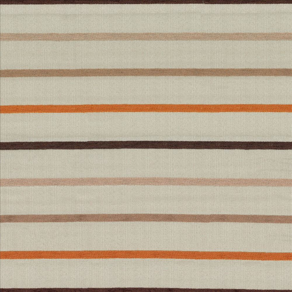 Horticall Stripe Terracotta by Kasmir Fabric 8000 100% Polyester
 CHINA </p><p>Repeat: Horizontal: N/A and Vertical: 8 4/8 inches 62 - Fabric Carolina -
