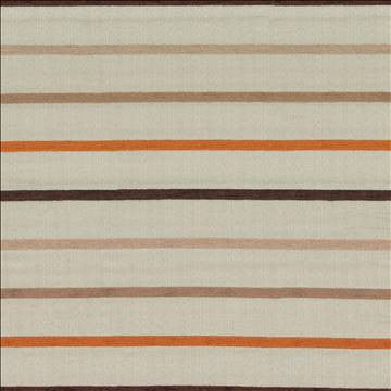 Horticall Stripe Terracotta by Kasmir Fabric 8000 100% Polyester CHINA Not Tested H: N/A, V: 8 4/8 inches 62 - Fabric Carolina - Kasmir