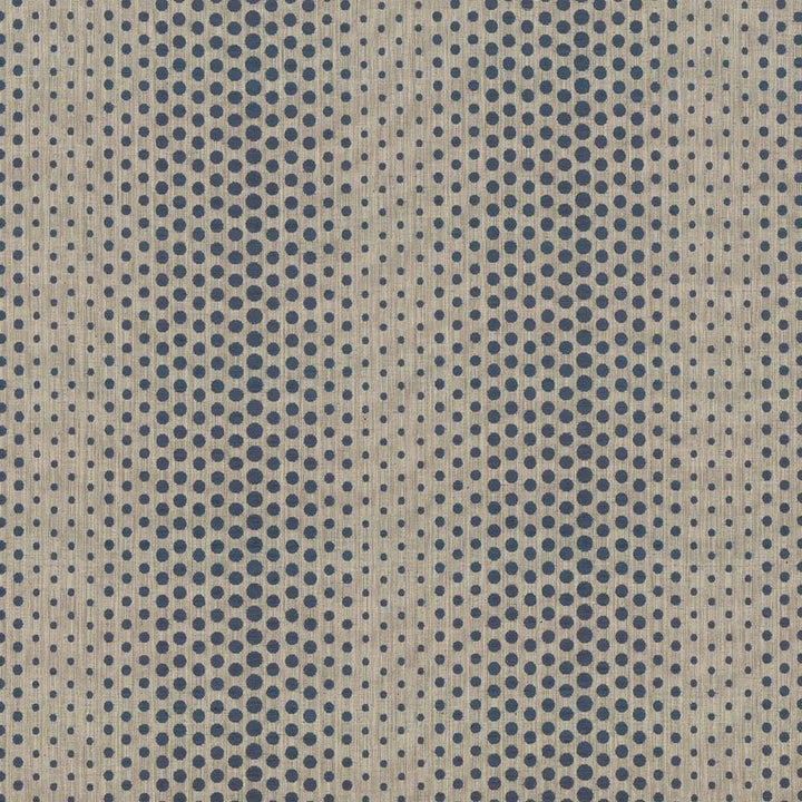 Hot Spots Prussian by Kasmir Fabric 1436 42% Acrylic 33% Polyester 25% Cotton TURKEY 31,000 Martindale Cycles Horizontal: 13 4/8 inches and Vertical: 1 inches 54 - Fabric Carolina -