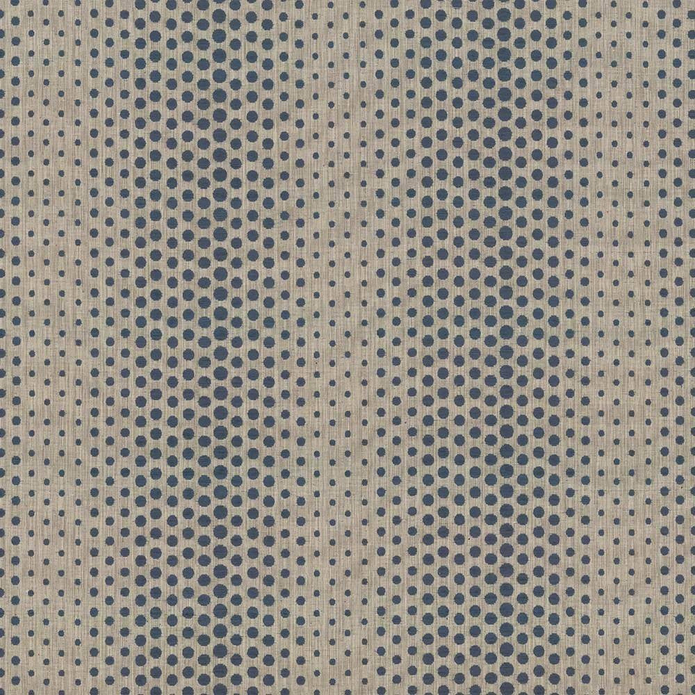 Hot Spots Prussian by Kasmir Fabric 1436 42% Acrylic 33% Polyester 25% Cotton TURKEY 31,000 Martindale Cycles H: 13 4/8 inches, V:1 inches 54 - Fabric Carolina - Kasmir