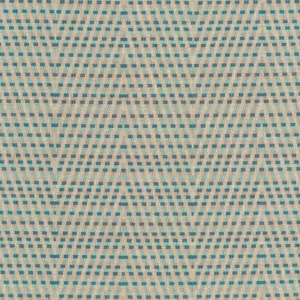 Hot To Trot Aqua by Kasmir Fabric 5115 78% Polyester 22% Cotton INDIA 25,000 Wyzenbeek Double Rubs H: 6 7/8 inches, V:14 6/8 inches 54 - 56 - Fabric Carolina - Kasmir
